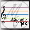 playpad pro. Music Theory Stave Instrument.
