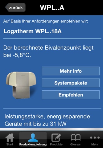 ProHeatpump screenshot 3