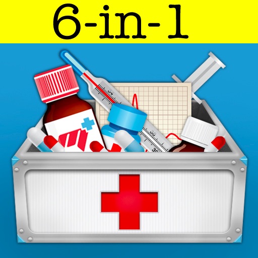 AppsMedical 6-in-1: drugs & medications,calculators,abbreviations,pregnancy wheel etc