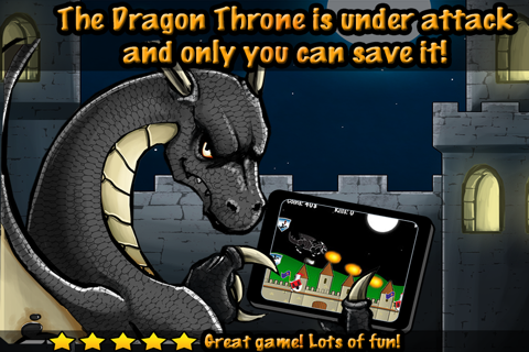 Amazing Dragon Throne game: defend the castle and become a legend! screenshot 2