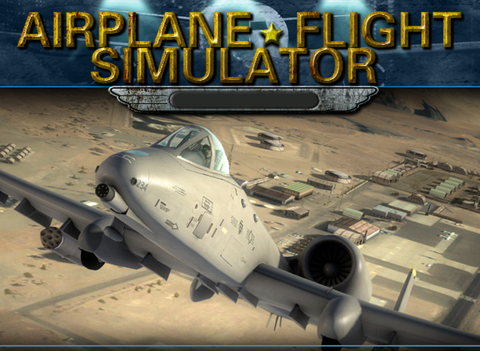 3D Airplane flight simulatorのおすすめ画像1