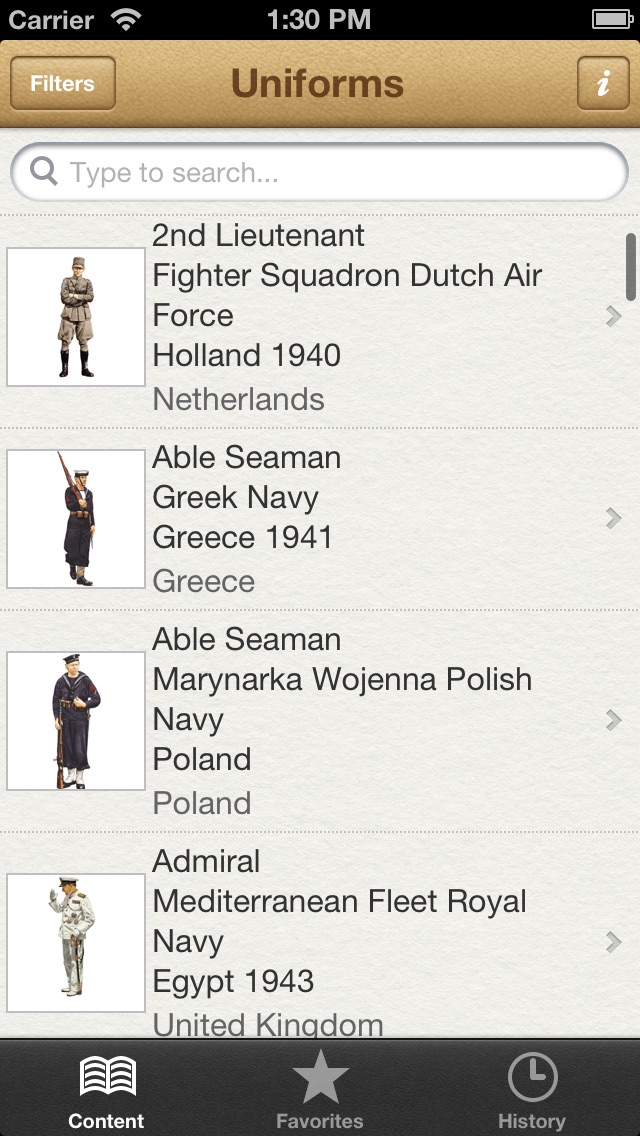 th Century Military Uniforms Iphoneアプリ Applion