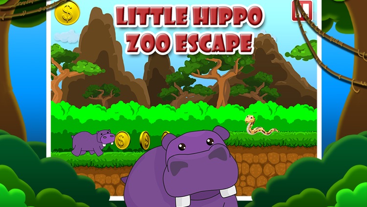 Baby Hippo Cute Zoo Escape - Animal Running game for boys and Girls