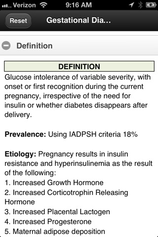Diagnosis and Management of Gestational Diabetes screenshot 2