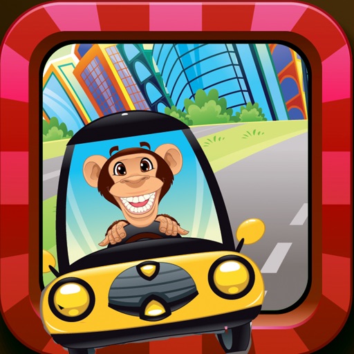Awesome Pets Driving School:  New Baby Monkey and Puppy Kids Game icon