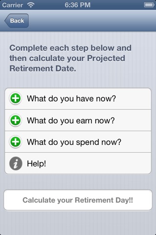 Retirement Age Planner screenshot 2