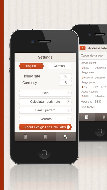 DESIGNFEE Calculator - Estimating design. Calculate hourly rates. screenshot-4