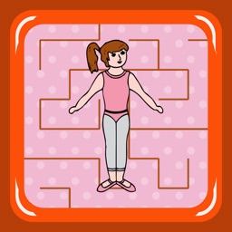 Ballerina Dancer Maze (find the shoes)