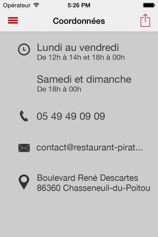 Restaurant Pirates - Site du Futuroscope screenshot 4