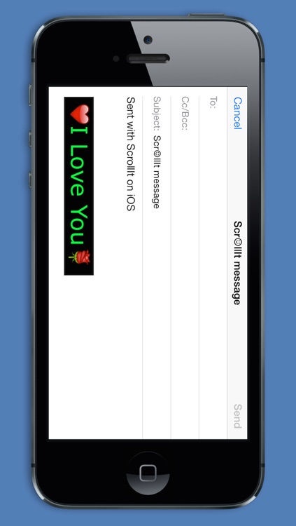 ScrollIt 2X: display scrolling messages screenshot-3