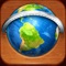 EarthDesk is the ultimate world map and timepiece for your iPhone or iPad