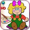 Livre de coloriages et autocollants pour les petites filles HD