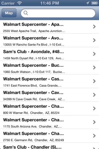 General Store and Overnight Parking Locator Pro - Walmart edition screenshot 2