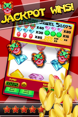 Dragon Slots Free Lucky Casino Spin to Win Jewel Fruit Machine screenshot 2