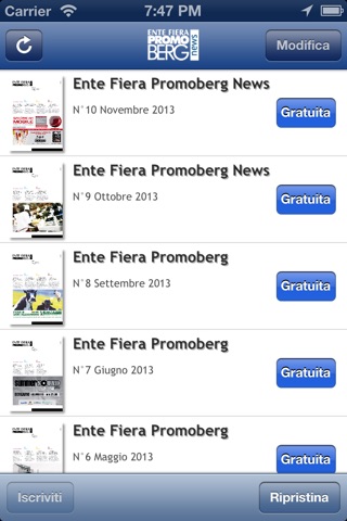 Ente Fiera Promoberg News screenshot 2