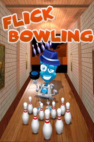 Flick Bowling Finger Flicking Fun with Friends Lite screenshot 2