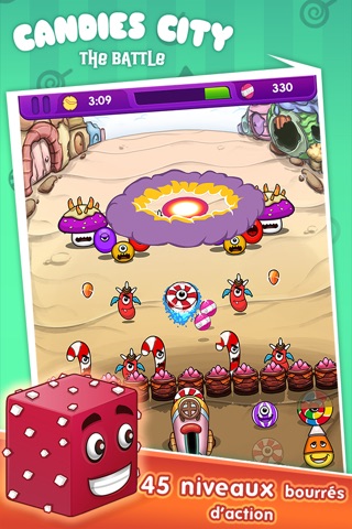 Candies City: The Battle. Join the Candy Supers troop ! screenshot 2