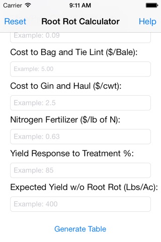 Root Rot Calculator screenshot 2