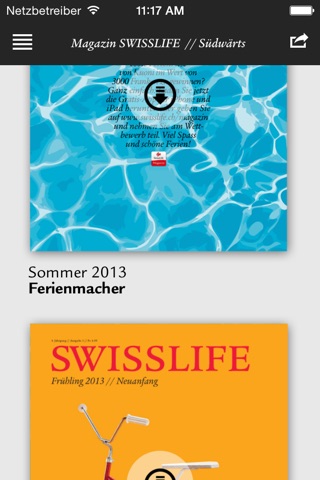 SWISSLIFE Magazin screenshot 4