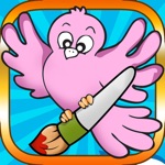 A Bird Coloring Book for Children Learn to draw and color birdy birds