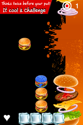Baked Hamburgers - Build a tower top building game blocks screenshot 3