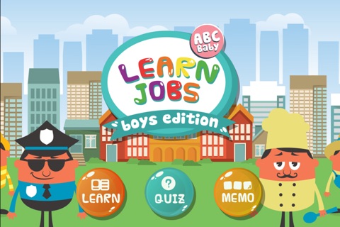 ABC Baby Learn Jobs – Boys Edition - 3 in 1 Game for Preschool Kids – Memorize Names of Professions and Occupations screenshot 3