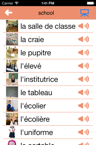 1500 Basic French Words + Canadian French pronunciation screenshot 4
