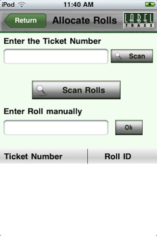 Label Traxx Roll Management Legacy screenshot 4