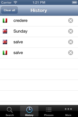 English Italian Dictionary with Pronunciation screenshot 4