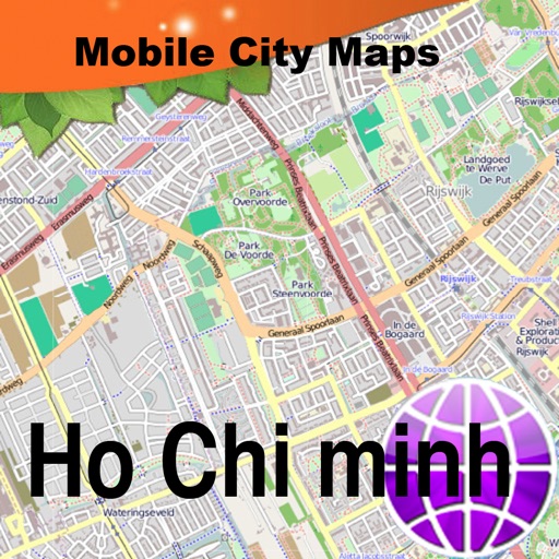 Ho Chi Minh Street Map. icon