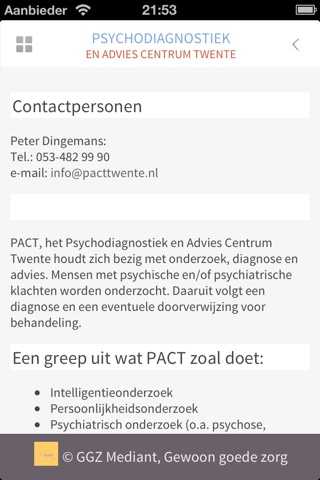 Mediant Dienstencatalogus screenshot 4