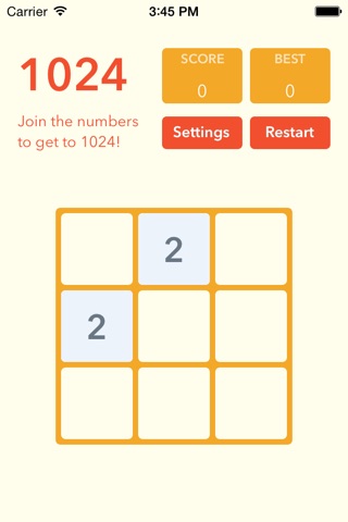 Puzzle 2048 game screenshot 2