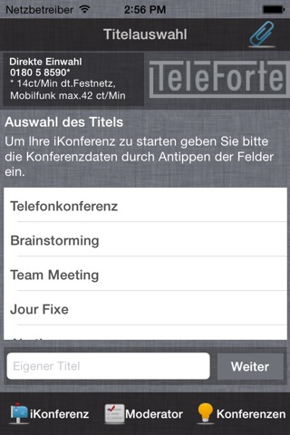 iKonferenz screenshot 2
