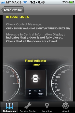 Toyota Indicator Light screenshot 3