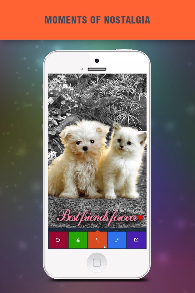 Blender Photo Editor FREE - Create quirky twins fx with artsy fonts "for FB, dropbox, twitter, hotmail & flickr" screenshot 2