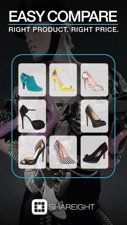 Shareight – Mobile Shopping. Simple. Compare brands, stores and prices on a range of clothes homeware and furniture.