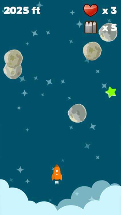 Astro Rocket Saga - Asteroids diving survival game screenshot-3