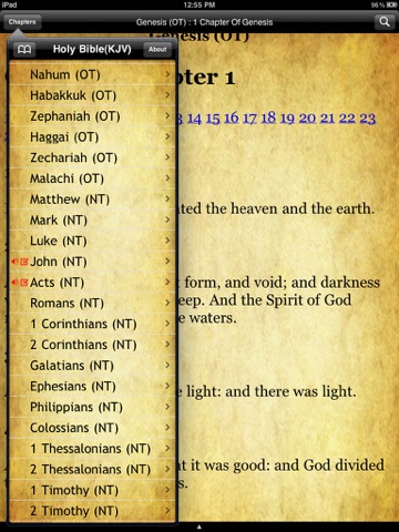 The Holy Bible King James Version HD screenshot 3