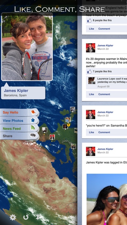 Friend Spotter Pro - 3D Globe for Facebook