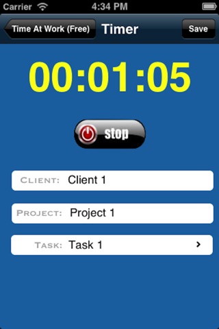 Time At Work (Free) screenshot 3