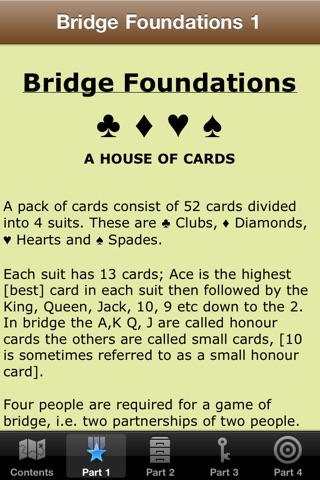 Bridge Foundations - Lessons in Playing Cards screenshot 3