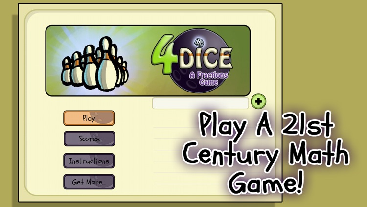 4 Dice a Fractions Game