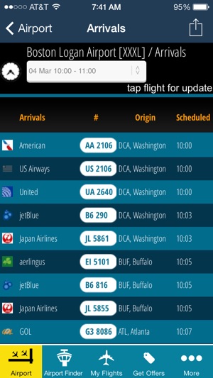 Boston Logan Airport - Flight Tracker Premium(圖3)-速報App