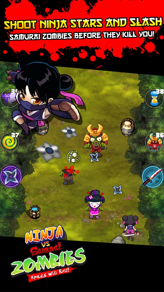 Ninja vs Samurai Zombies screenshot 2