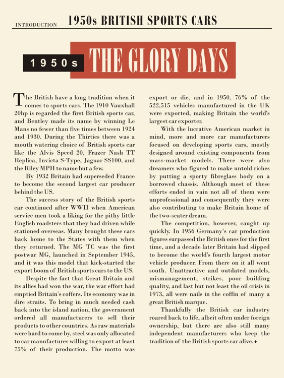 1950s British Sports Car