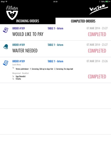 iWaiter Business app screenshot 3