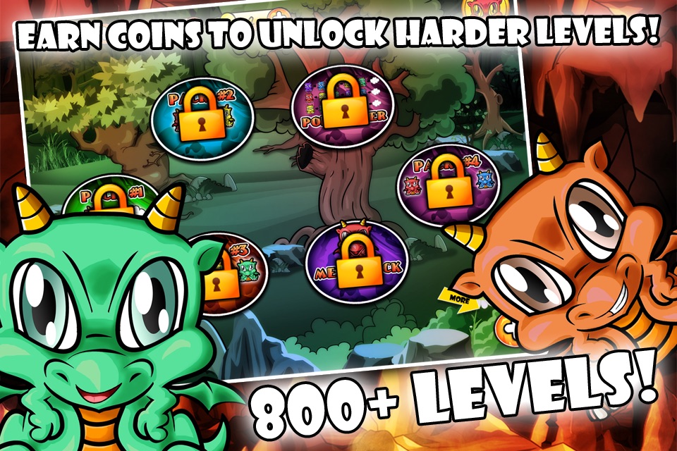 Dragon Poppers HD - Free Creatures Match & Crazy Power Puzzle Game screenshot 4