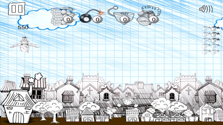 Sketch Man Airplane Bomber -  Extreme Aerial Warfare Mayhem Free screenshot-3