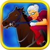 A Slender Subway Grandma Horse Run Racing