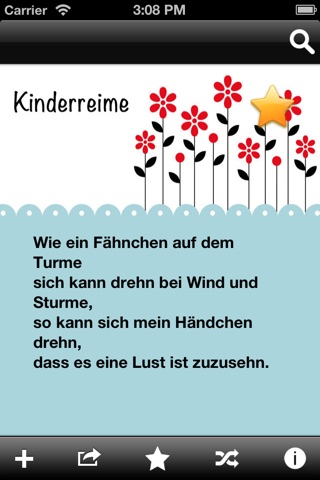 Kinderreime, Kindergedichte und Kinderlieder screenshot 2